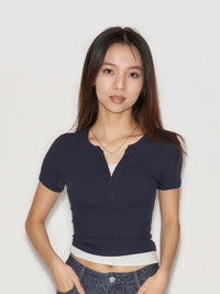 2-in-1 Henley Top