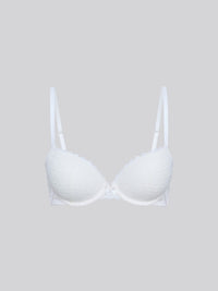 LINNEA, Wired Lace Medium Pad Bra - 8F5-OffWhite