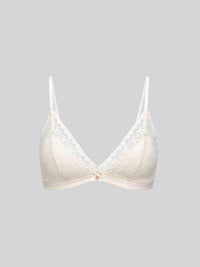 SIA, Wireless French Lace Light Pad Bralette - 8F5-BridalBlush