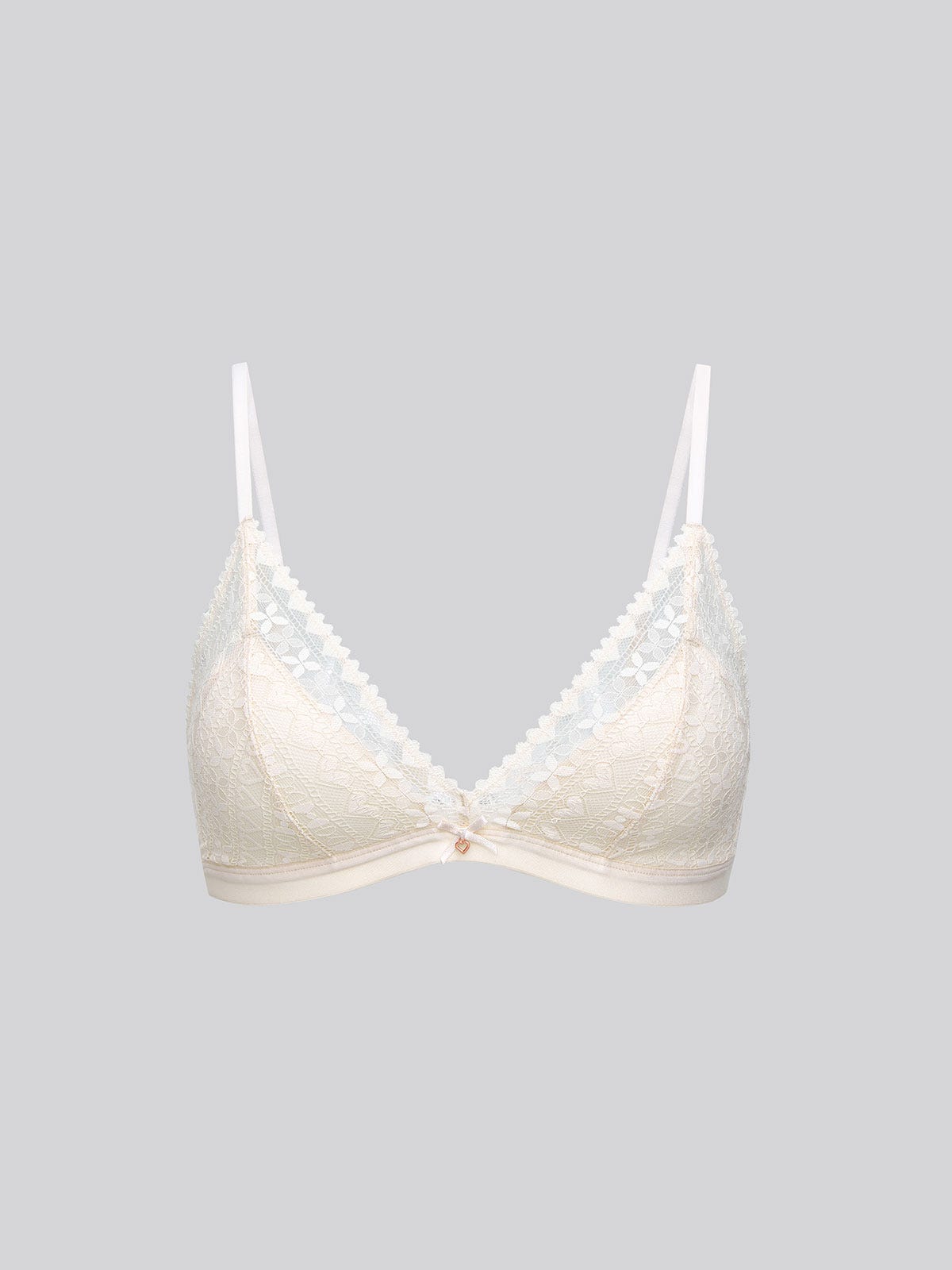 SIA, Wireless French Lace Light Pad Bralette - 8F5-BridalBlush