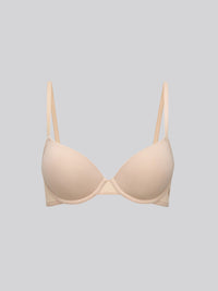 CHLORIS, Seamless Light Pad Demi Bra - 8F5-Camel
