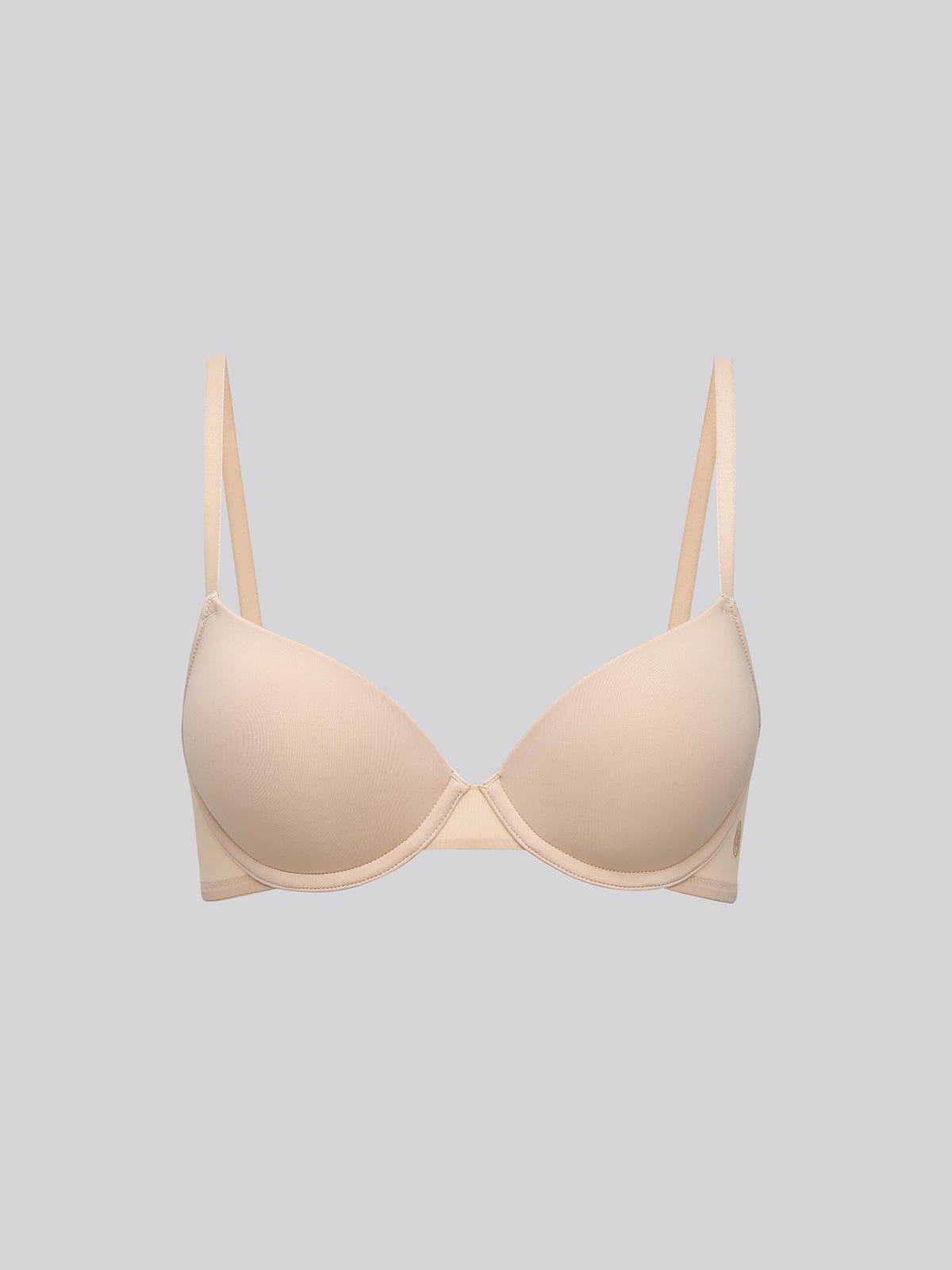 CHLORIS, Seamless Light Pad Demi Bra - 8F5-Camel
