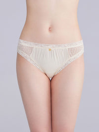 LESLEY SOLID, Satin Bikini Brief - 8s6-sheerpink