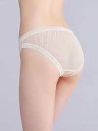 LESLEY SOLID, Satin Bikini Brief - 8s6-sheerpink