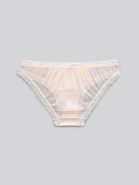 LESLEY SOLID, Satin Bikini Brief - 8s6-sheerpink