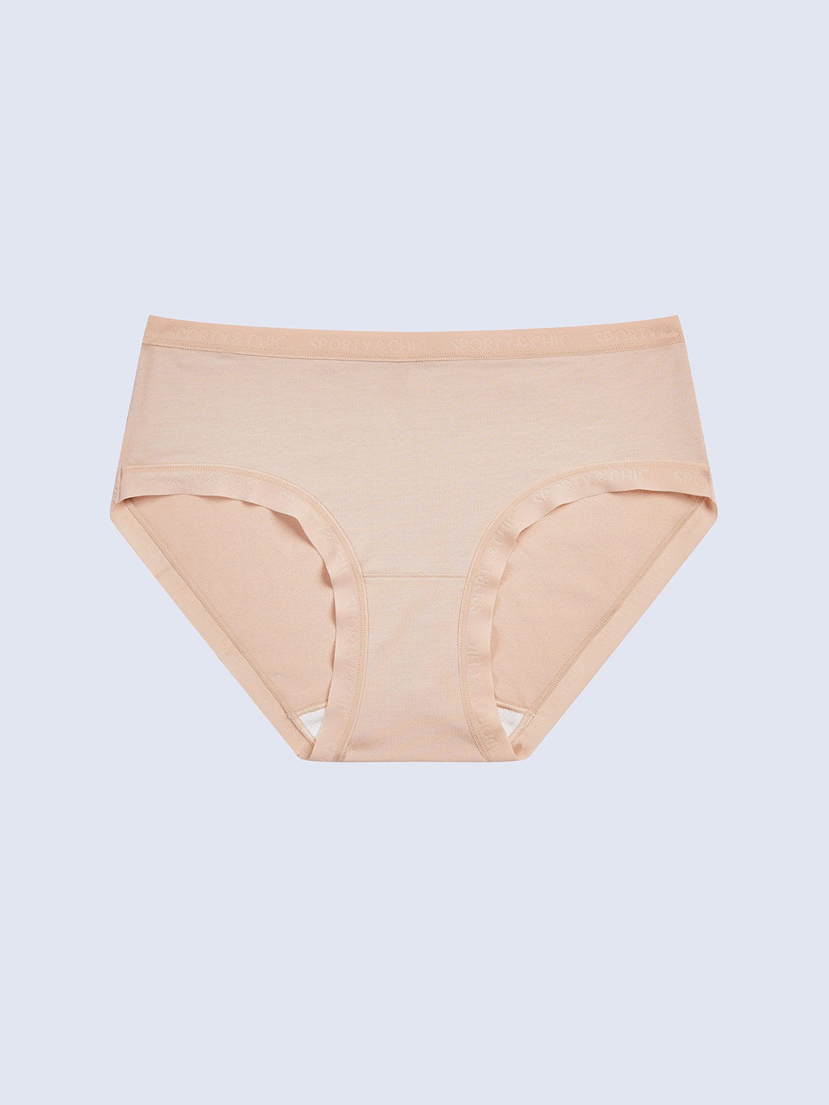 HOWIE SOLID, Cotton Modal Hiphugger Panty - 8F5-Camel