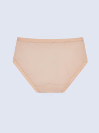 HOWIE SOLID, Cotton Modal Hiphugger Panty - 8F5-Camel