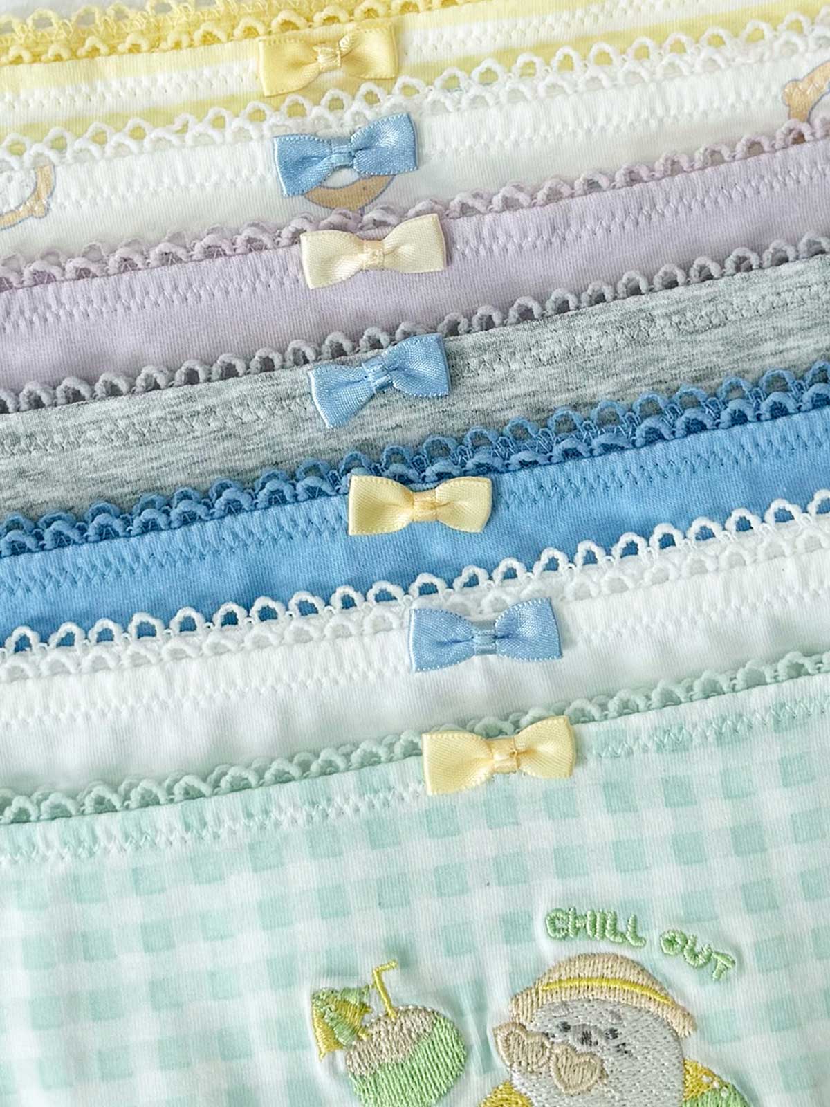 LYDIA 7 PCS Packed Panty Set - 8F5-OffWhite