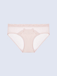 DITA SOLID, Satin Bikini Brief - 8F5-MauveChalk