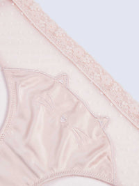 DITA SOLID, Satin Bikini Brief - 8F5-MauveChalk