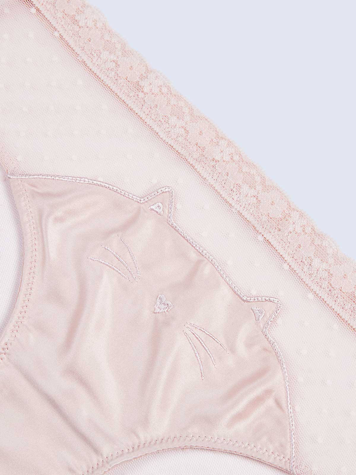 DITA SOLID, Satin Bikini Brief - 8F5-MauveChalk