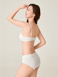 2-Pack Soft-wired Light Pad Micro Bra - 8f6-icegreymel