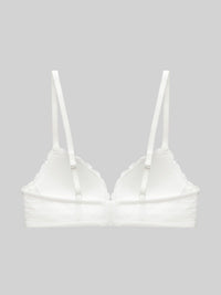 2-Pack Wireless Lace Bra - 8f6-black