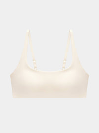 Seamless Light Pad Bralette - 8f6-coconutwhite