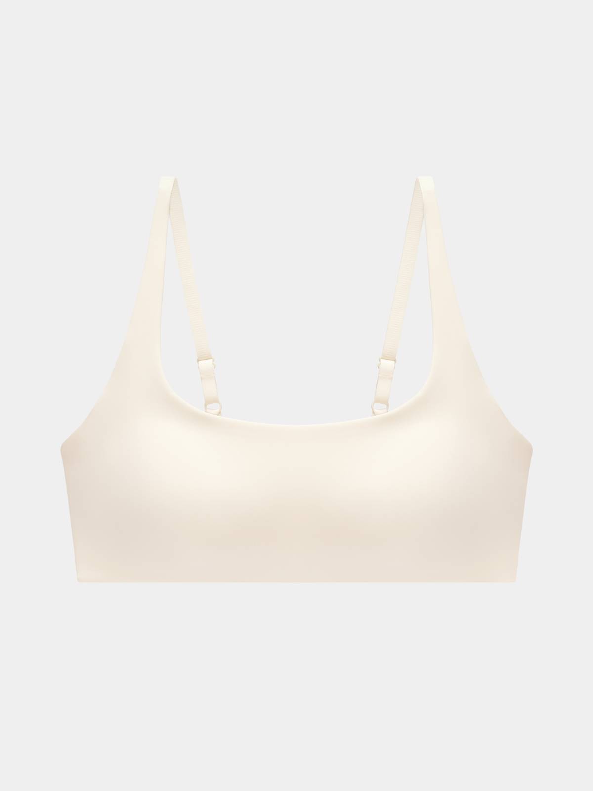 Seamless Light Pad Bralette - 8f6-coconutwhite