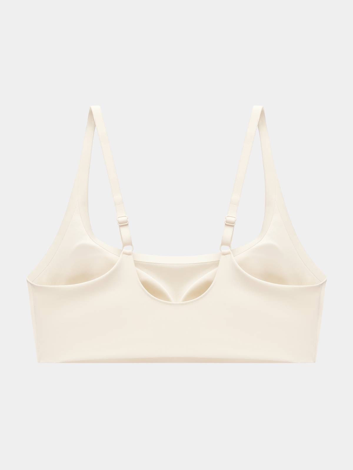 Seamless Light Pad Bralette - 8f6-coconutwhite