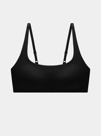 Seamless Light Pad Bralette - 8f6-black