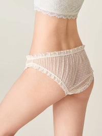 LESLEY SOLID, Satin Bikini Brief - 8f6-offwhite