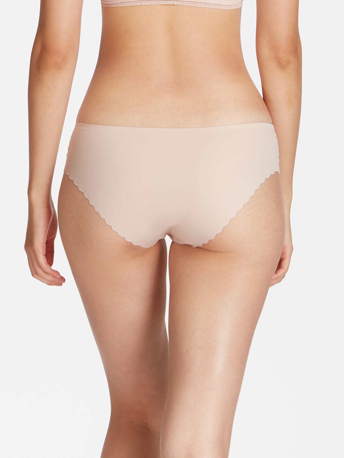 SAZ SOLID, Seamless Hipster Panty - 8f6-champagne