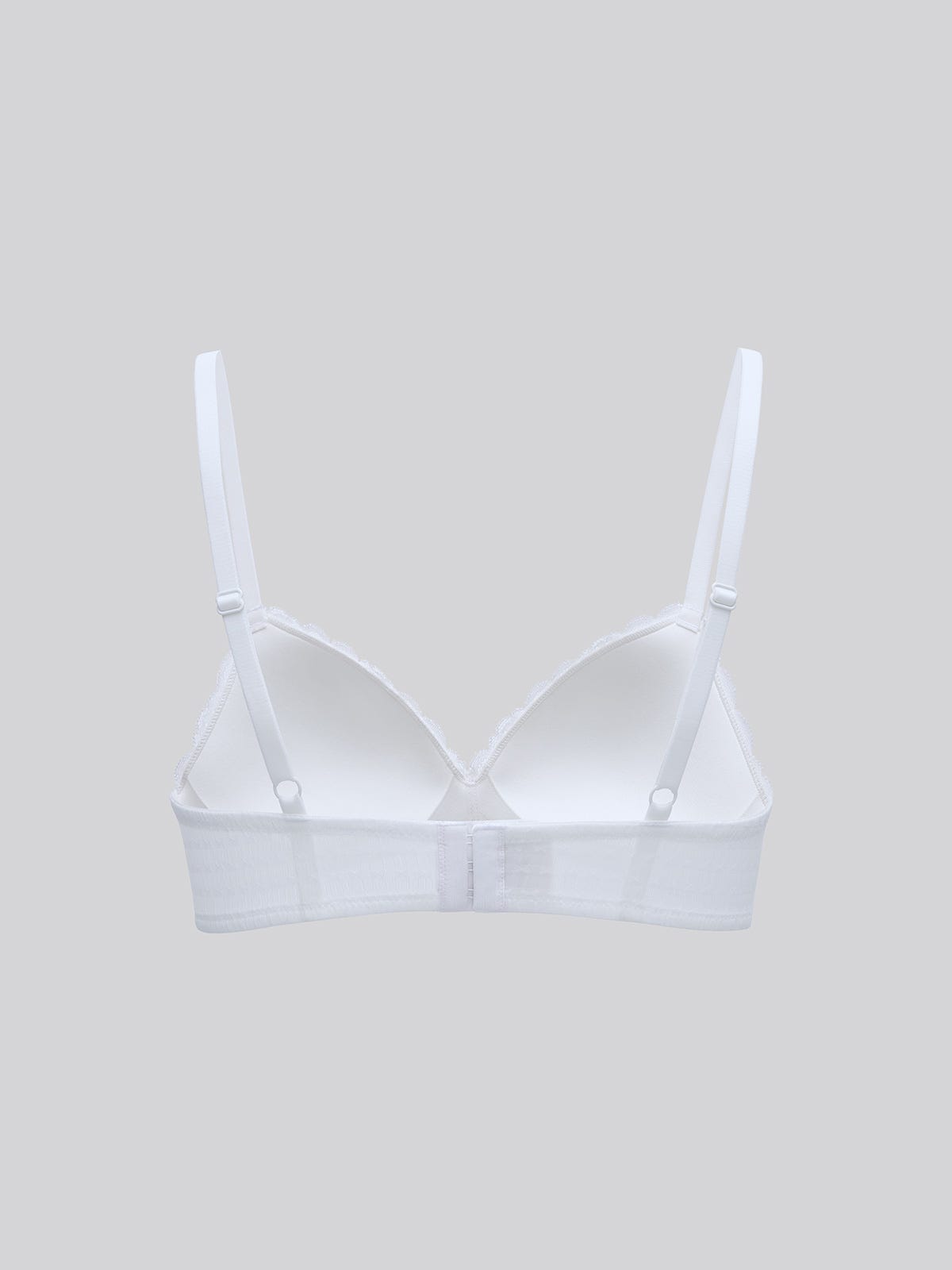 JENNIS, Wireless Lace Light Pad Bra - 8S6-OffWhite