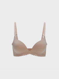 ANNABELL,  Seamless Wireless Push-up Bra - 8S6-Camel