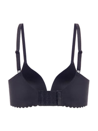 ANNABELL, Seamless Wireless Push-up Bra - 8f6-black