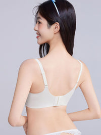 NINI, Super Boost Push-Up Lace Wireless Bra - 8s6-offwhite