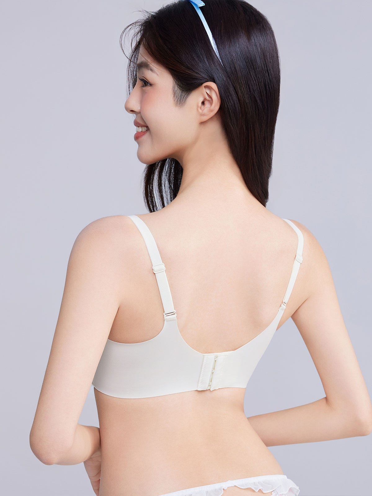 NINI, Super Boost Push-Up Lace Wireless Bra - 8s6-offwhite