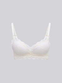 NINI, Super Boost Push-Up Lace Wireless Bra - 8s6-offwhite