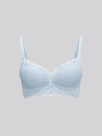 NINI, Super Boost Push-Up Lace Wireless Bra - 8S6-Skywriting