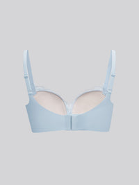 NINI, Super Boost Push-Up Lace Wireless Bra - 8S6-Skywriting