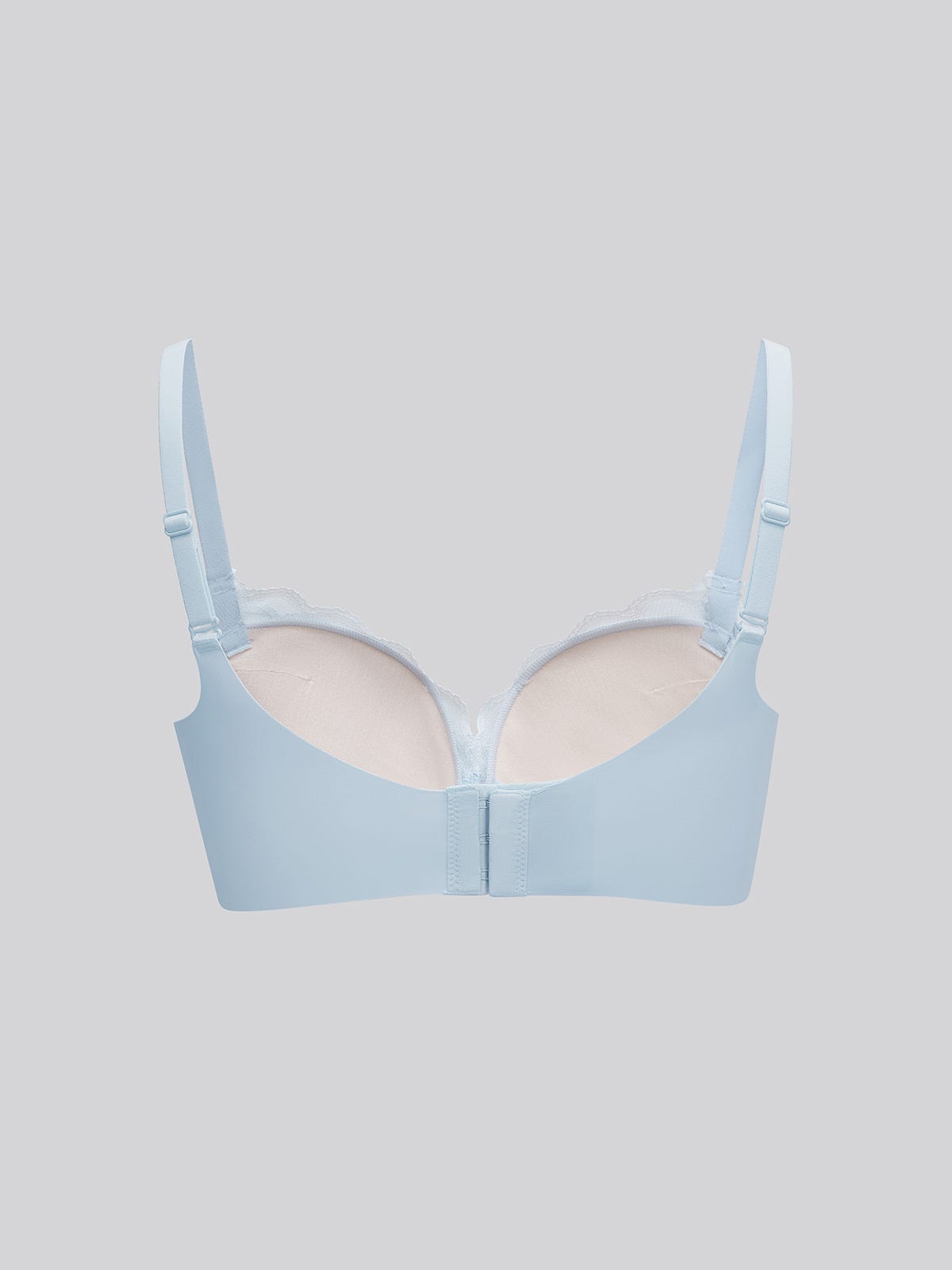 NINI, Super Boost Push-Up Lace Wireless Bra - 8S6-Skywriting