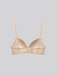 CHLORIS, Seamless Light Pad Demi Bra - 8S6-Camel