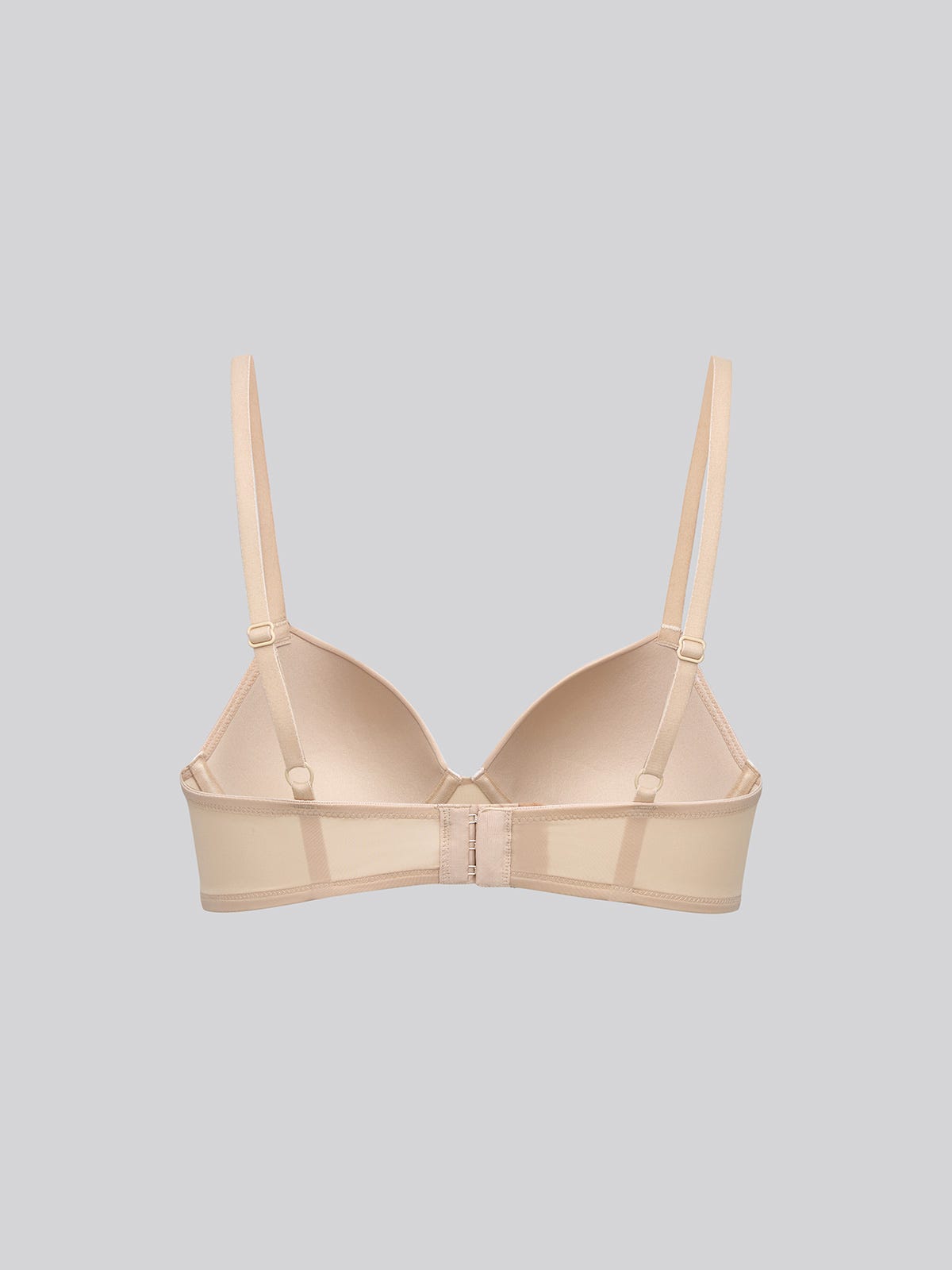 CHLORIS, Seamless Light Pad Demi Bra - 8S6-Camel