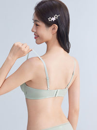 CHLORIS, Seamless Light Pad Demi Bra - 8S6-Mercury