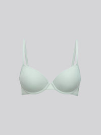 CHLORIS, Seamless Light Pad Demi Bra - 8S6-Mercury