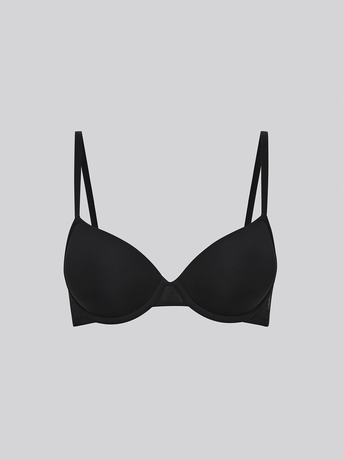 CHLORIS, Seamless Light Pad Demi Bra - 8S6-Black