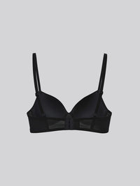 CHLORIS, Seamless Light Pad Demi Bra - 8S6-Black