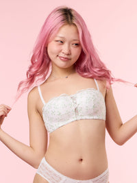 SONDRA, Multiway Strap Wired Lace Bra - 8S6-OffWhite
