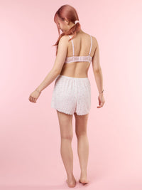 GIULIA, Soft-wired Light Pad Lace Bra - 8S6-OrchidIce