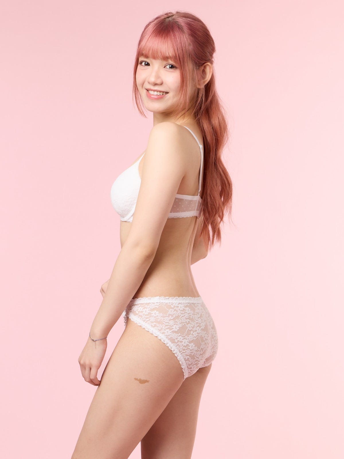 LEOMIE, Soft-wired Light Pad Lace Bra - 8f6-offwhite