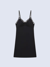 KRISTY, Padded Slip Dress - 8f6-black