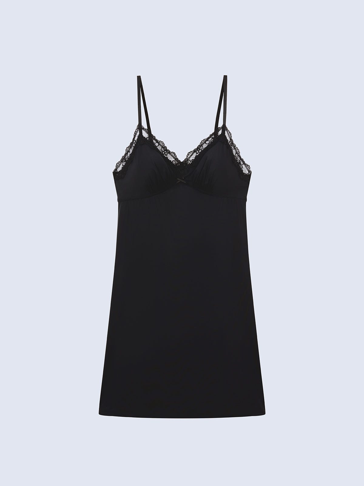 KRISTY, Padded Slip Dress - 8f6-black