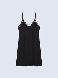 KRISTY, Padded Slip Dress - 8f6-black