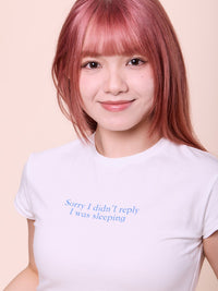 BUNNY, Cotton Lounge Top - 8f6-offwhite