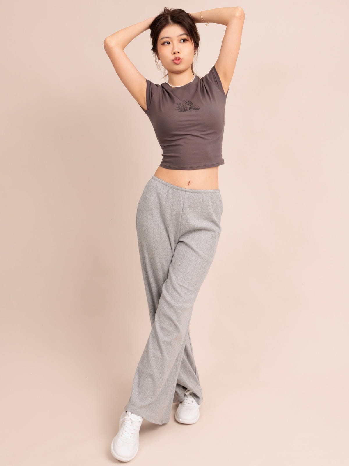 BUNNY, Cotton Lounge Top - 8S6-IronGate