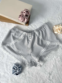 JESSICA, Checked Lounge Shorts - 8s6-raindrop