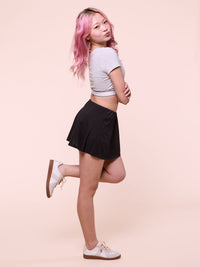 ARYA, Cotton Bra Top - 8s6-ltgreymelange