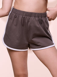 DOLPHIN, Cotton Dolphin Shorts - 8s6-irongate