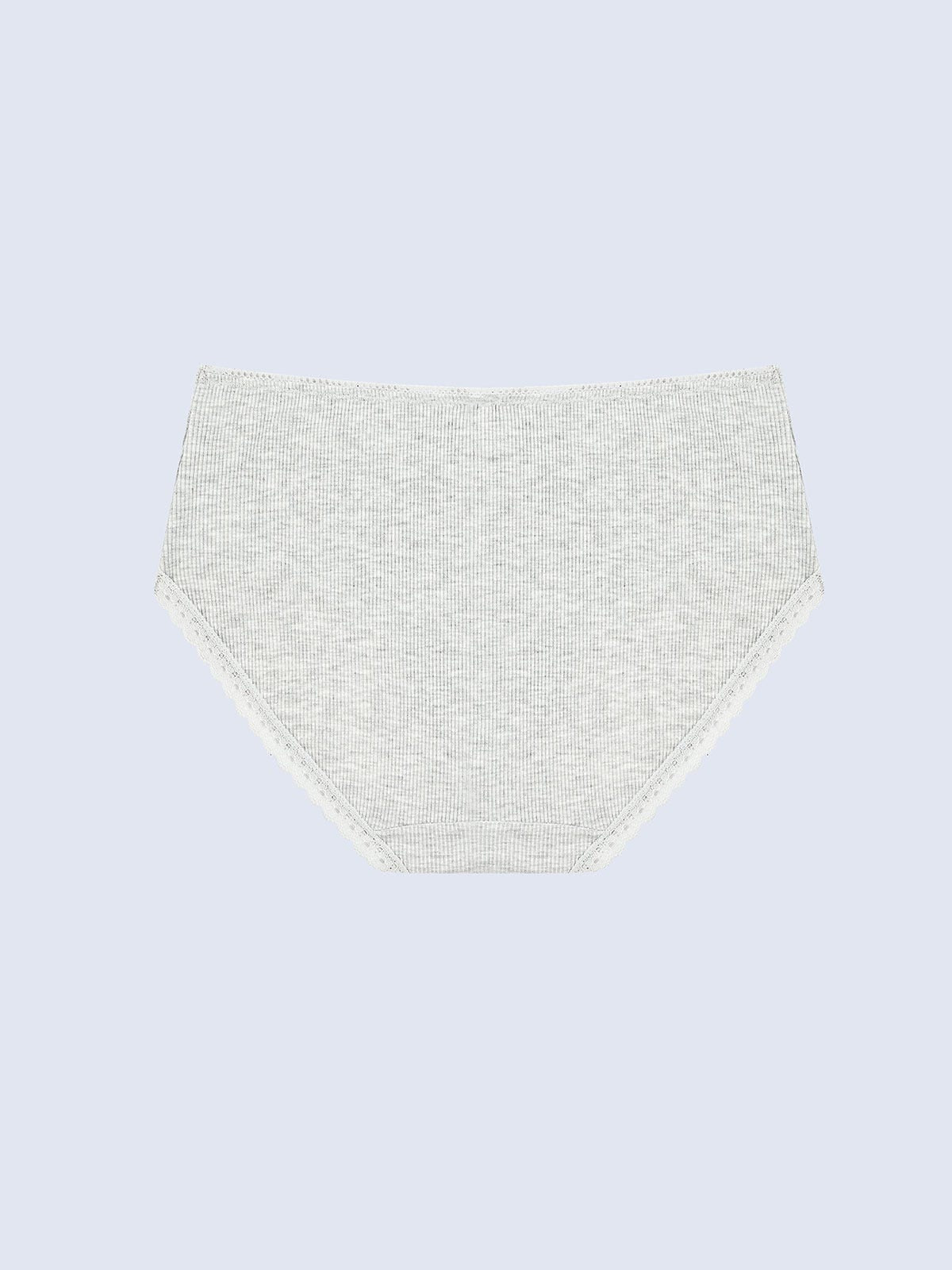 MAJORELLE RIB SOLID, Rib Modal Hiphugger Panty - 8S6-IceGreyMel